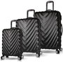 Zoozie Bags Juego de Maletas de 3 Piezas Negro